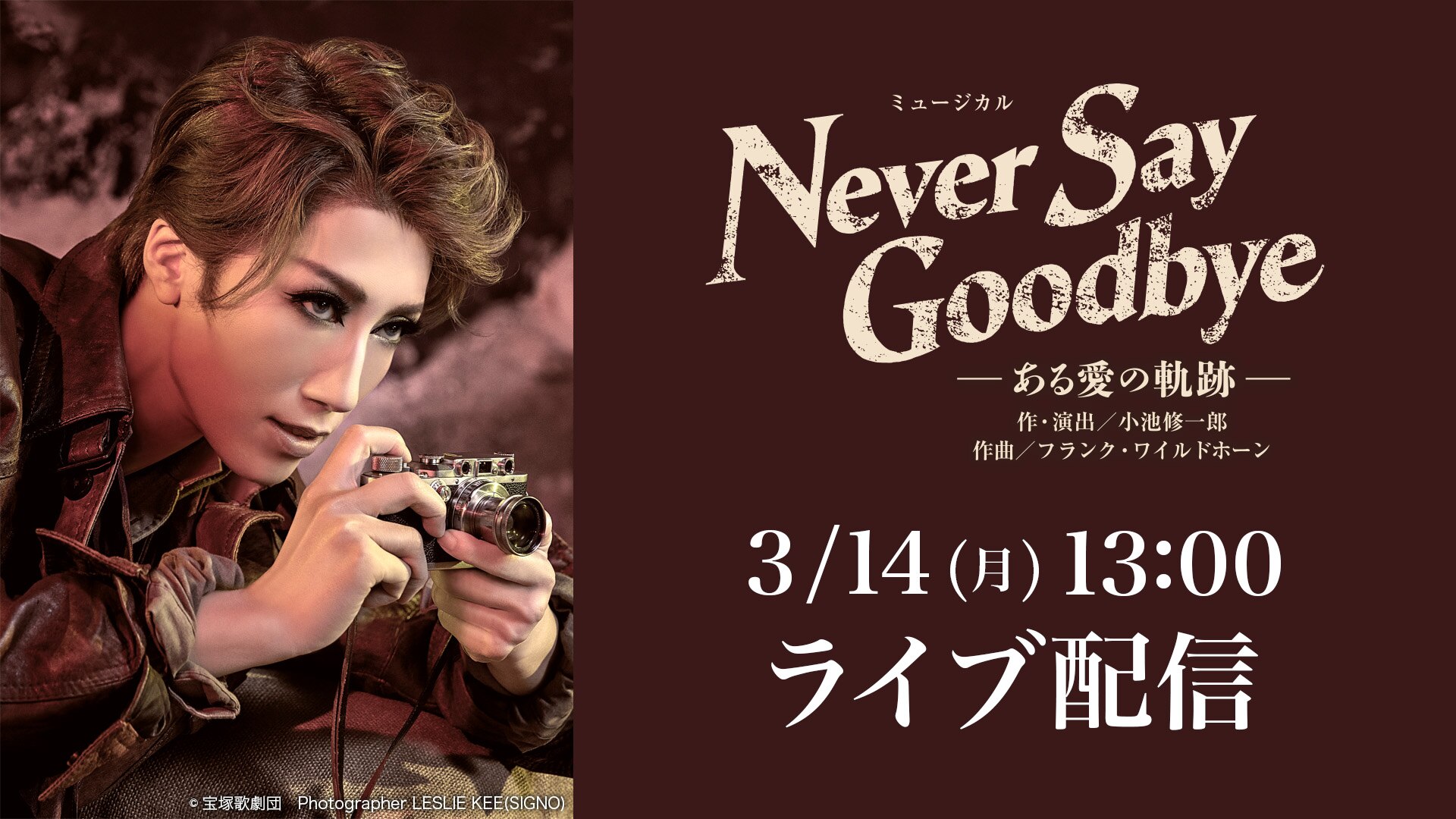 安い格安】 宙組宝塚大劇場公演『NEVER SAY GOODBYE』-ある愛の軌跡