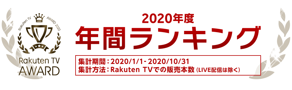 年間人気作品ランキング 映画 ドラマ アニメ動画 楽天tv